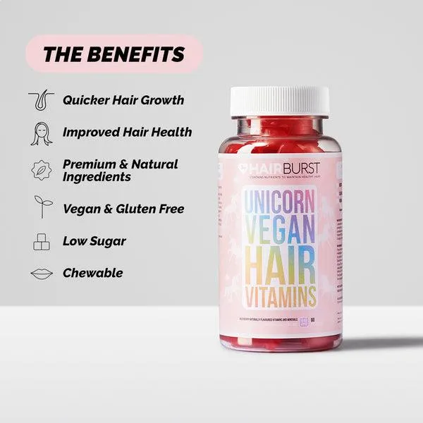 Hairburst Unicorn Vegan Hair Vitamins