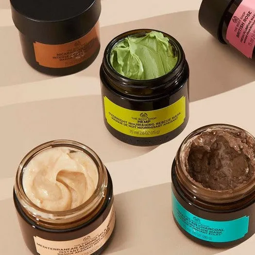 Mediterranean Almond Milk with Oats Instant Soothing Mask The Body Shop
