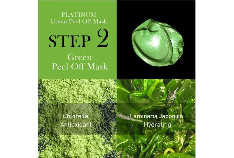 O.M.G.!Platinum Green Facial Mask Kit