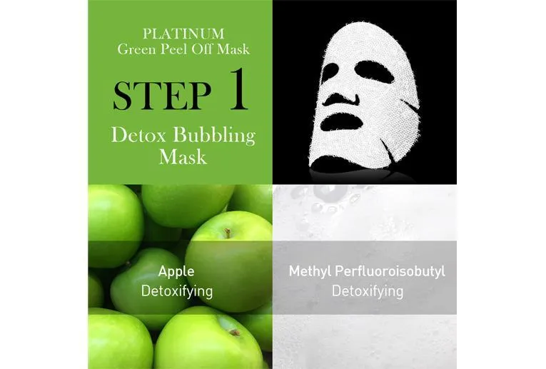 O.M.G.!Platinum Green Facial Mask Kit