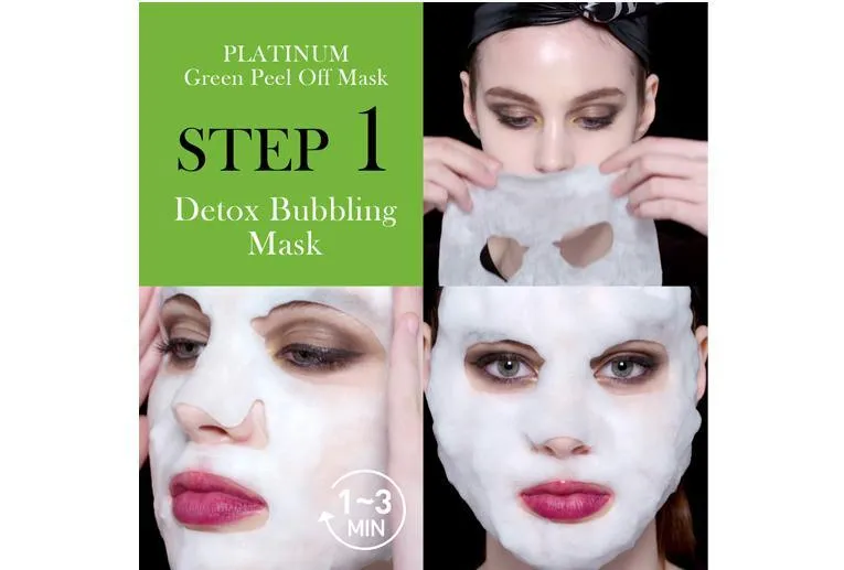 O.M.G.!Platinum Green Facial Mask Kit