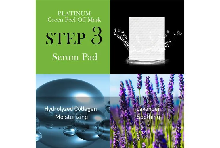 O.M.G.!Platinum Green Facial Mask Kit