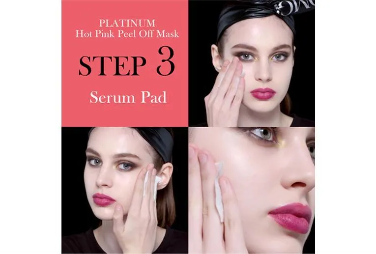 O.M.G.!Platinum Hot Pink Facial Mask Kit