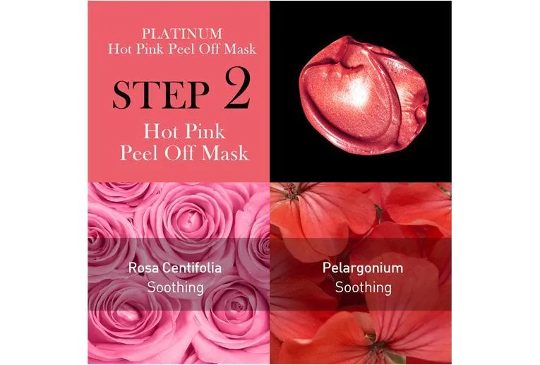 O.M.G.!Platinum Hot Pink Facial Mask Kit